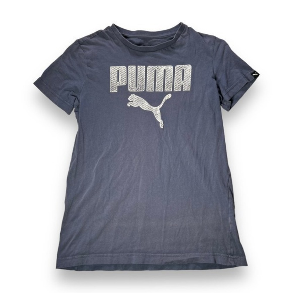 Puma Gray and White Tshirt Size XS - "Isabella"